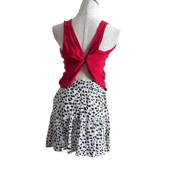 Disney Cruella De Vil Tank Top and Dalmatian Print Skirt Set Small park friendly - Picture 3 of 9